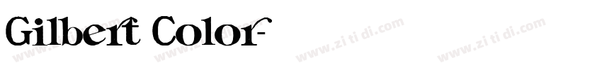 Gilbert Color字体转换